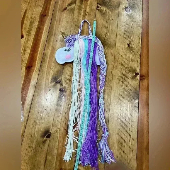 Unicorn Bow Hanger Wall hanger for Girls bows Clips & hair ties New unused - Picture 5 of 6